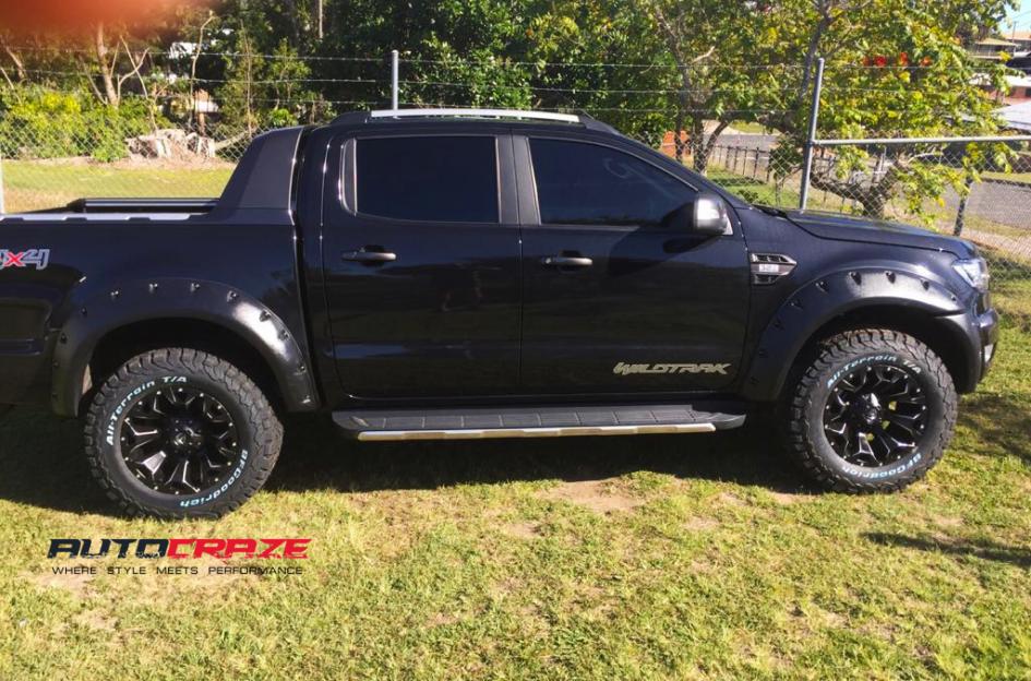 FORD RANGER ASSAULT GLOSS BLACK MILLED ACCENTS 5